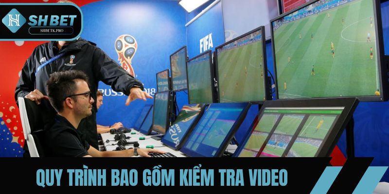 Quy trình bao gồm kiểm tra video, phân tích tình huống và ra kết quả